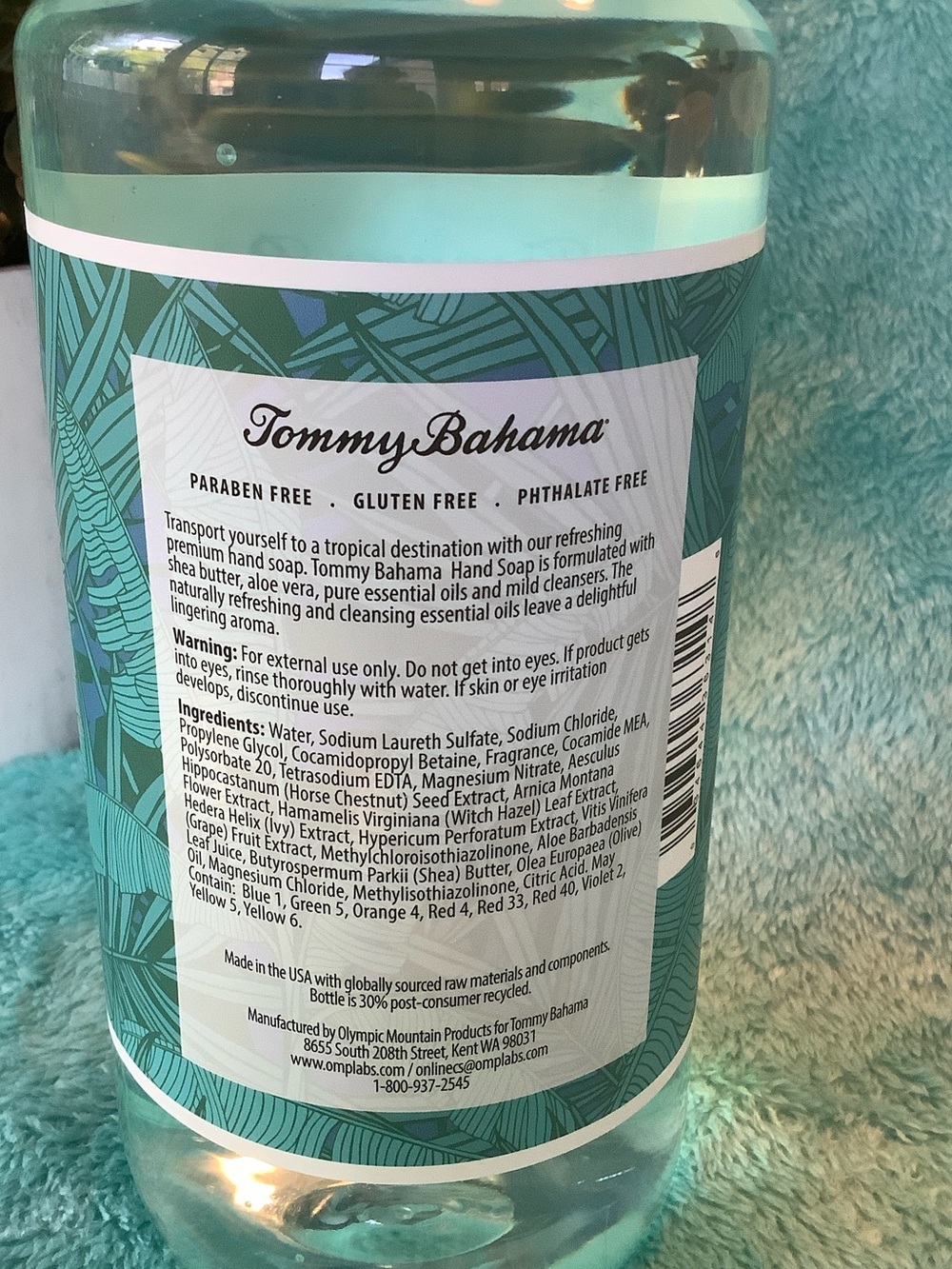 Tommy Bahama Scented Island Vibes Premium Hand Soap Refill, NWT XL 33.8oz. - Picture 5 of 10
